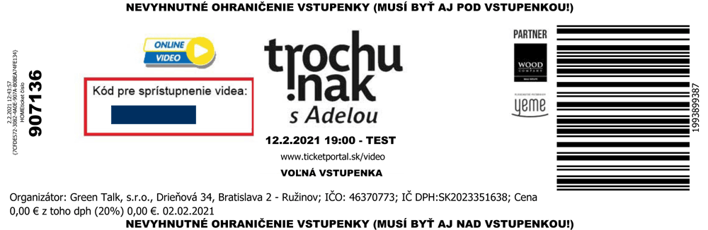 vstupenka